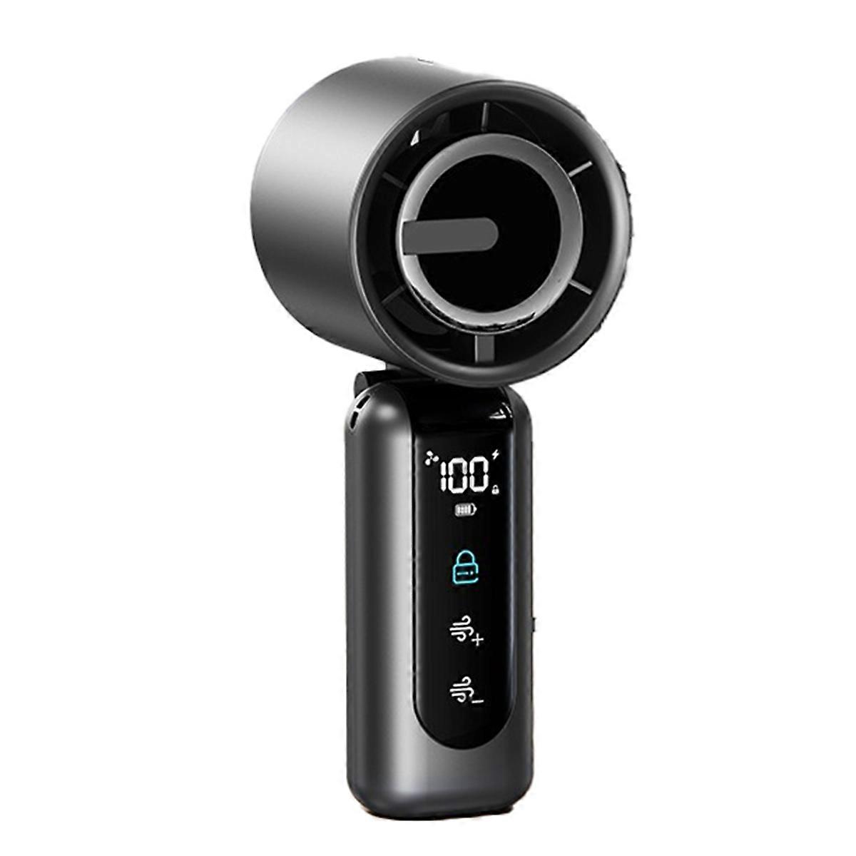Portable Handheld Mini Fan,4000mAh Battery Rechargeable