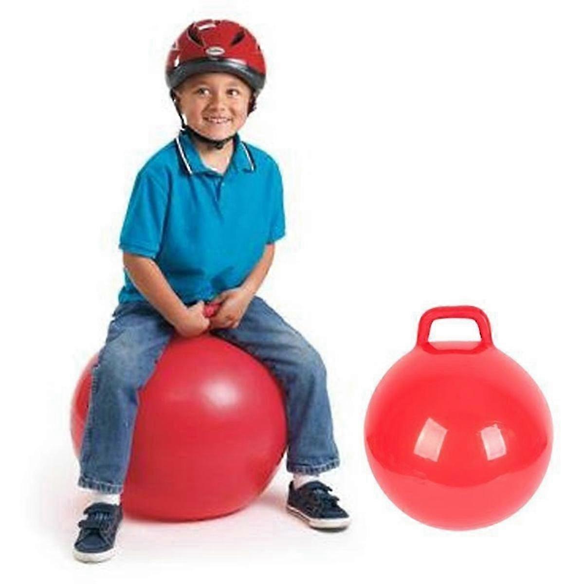 Children'S PVC Toy Handle Jump Ball Elastic Ball