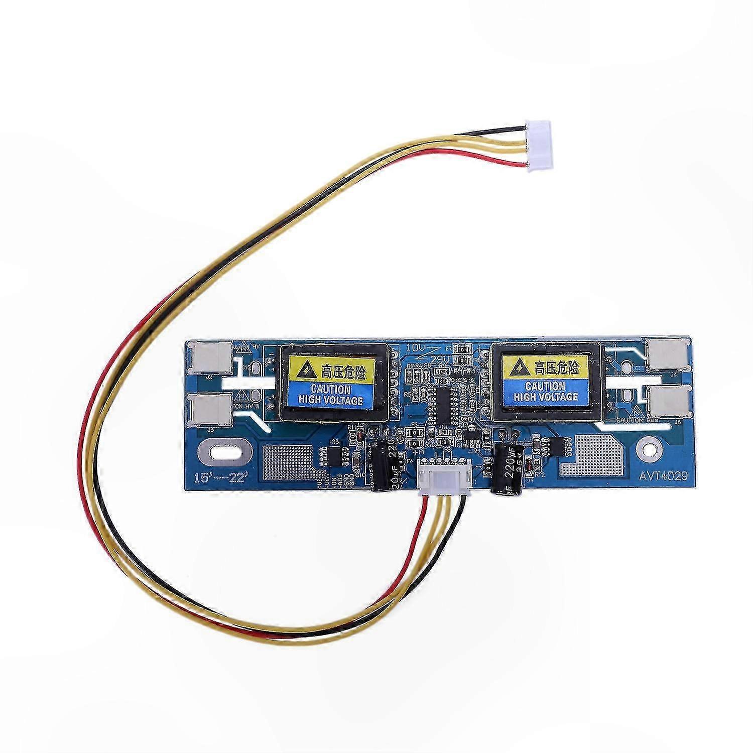 Universal LCD Monitor Inverter for 15-22 Inch Displays, 4 Lamp CCFL, 10-29V Input