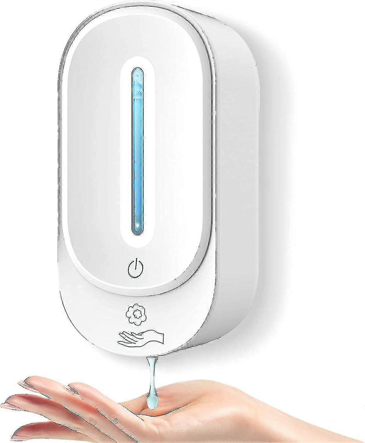 350ml Automatic Soap Dispenser, Touchless Gel Dispenser with Infrared Sensor for Kitchen Bathroom