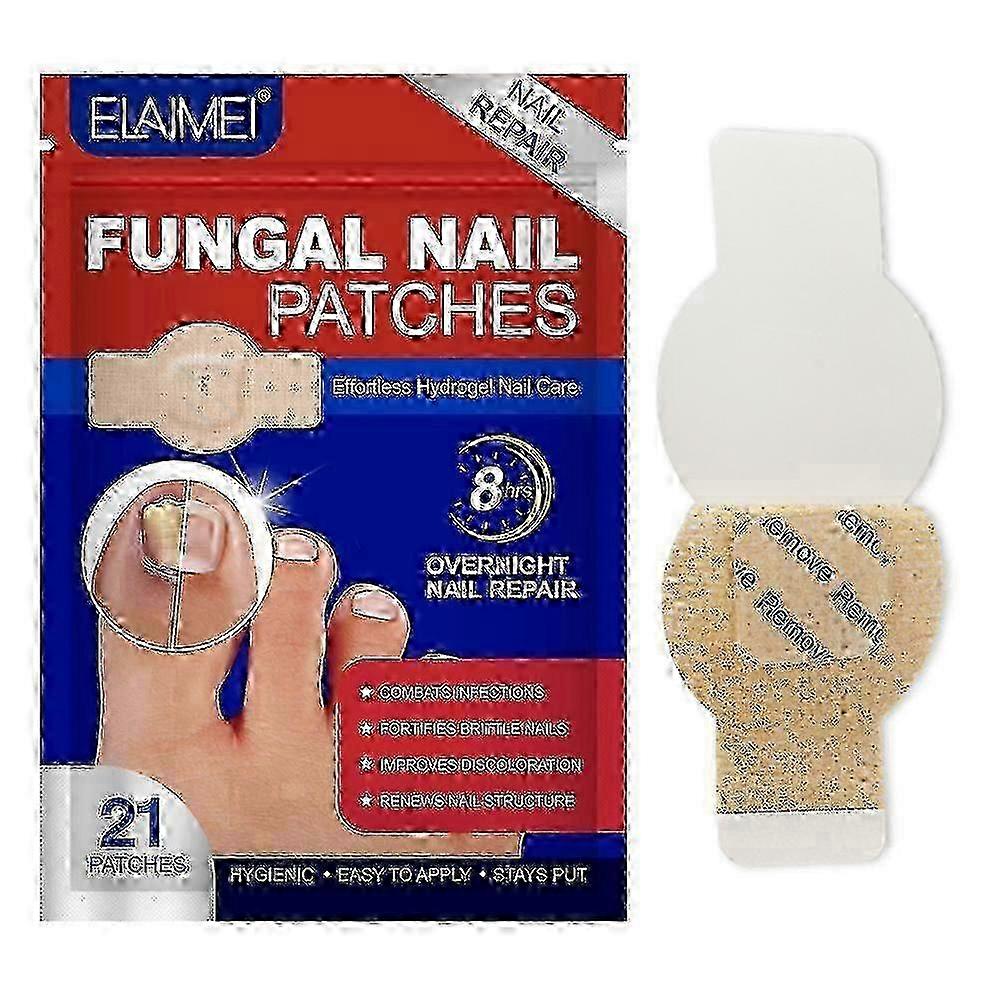 Nail Fungus Patch Waterproof Nail Repair Patches Nail Ingrown Correction Stickers 1/2/3/4/5Pcs for Discolored Or Damaged Nails