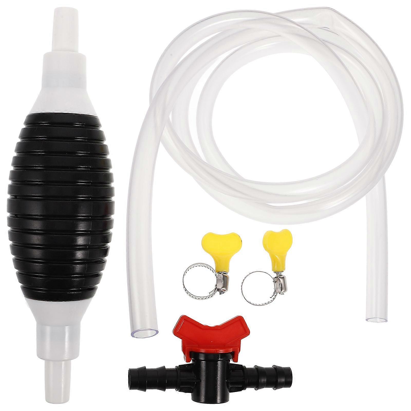 Portable Manual Siphon Pump for Gasoline and Water, High Speed Leakproof Extraction Tool for Cars and Trucks, Durable Liquid Transfer Solution