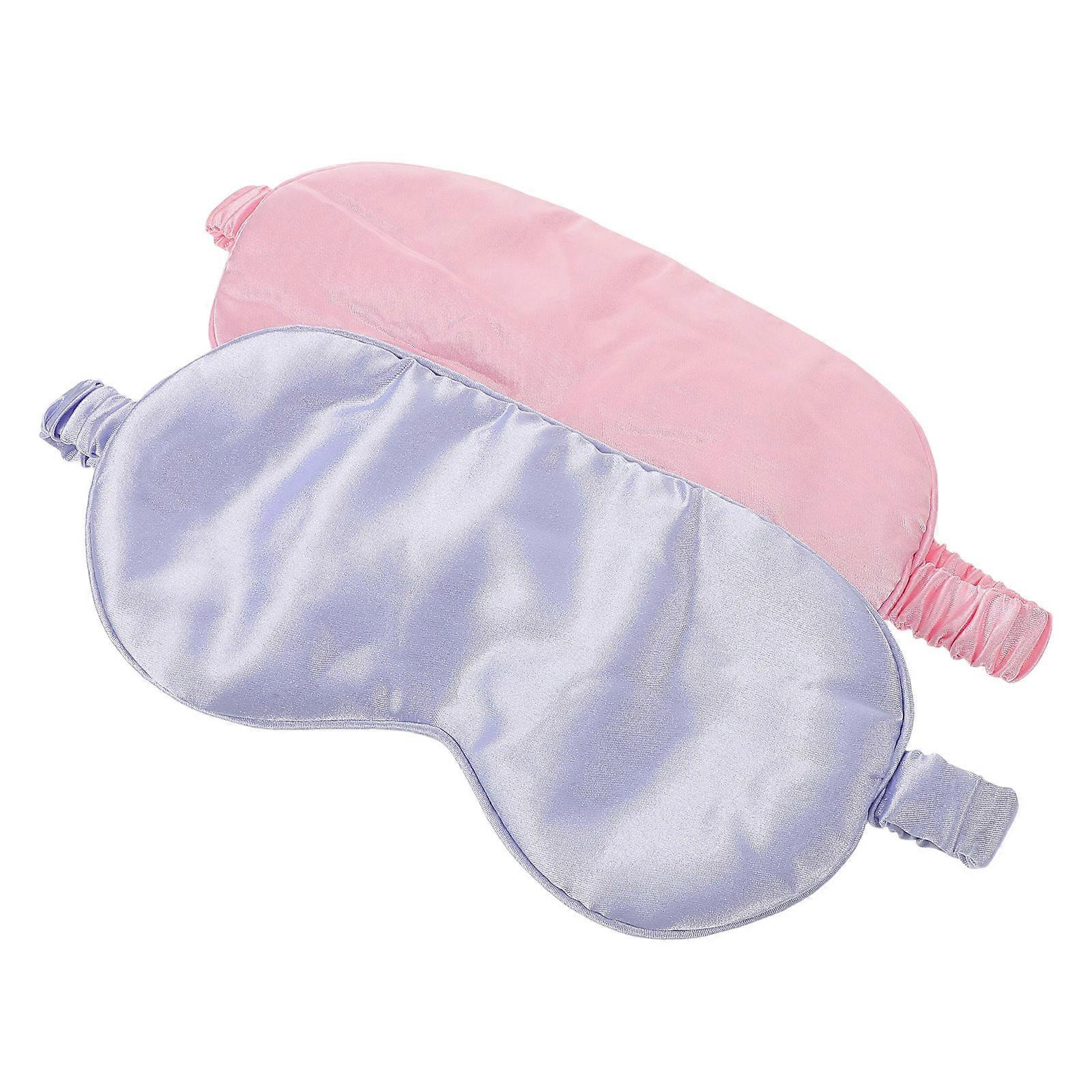 Sleep Eye Mask Comfortable Eye Mask for Wearing 2Pcs Breathable Light Blocking