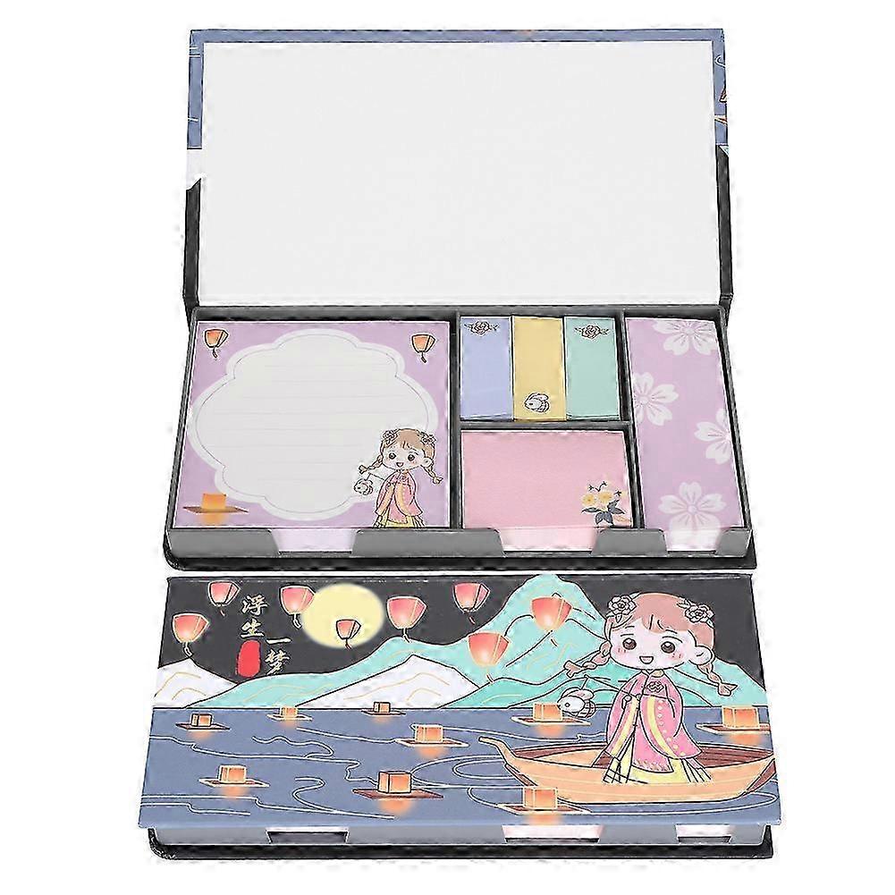 2025 12Pcs Sticky Notes Set Multi‑Purpose Tearable N‑Times Cute Memo Pads Office School Notepad