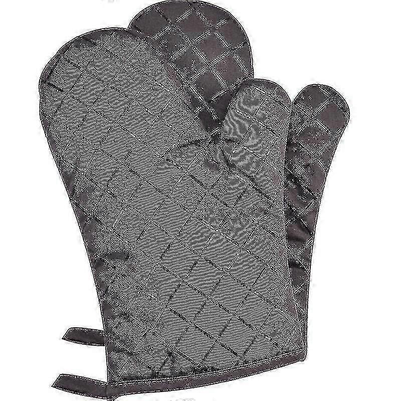 Oven High Temperature Resistant Double Sided Non-slip Silicone Gloves