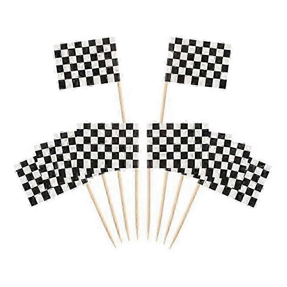 Checkered Racing Flag, Dinner Flags: Enhance Your Party With Elegance And Style, Decorative Use For Festive Occasions, Not Edible, Oven Use Prohi