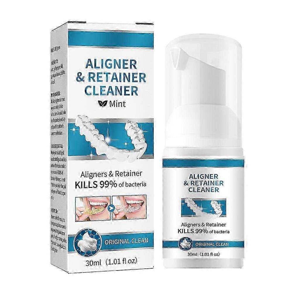 Teeth Aligner & Retainer Cleaner, Dentures Retainer Cleaning Foam, Whitening & Cleaning Mouth Guards Cleaner