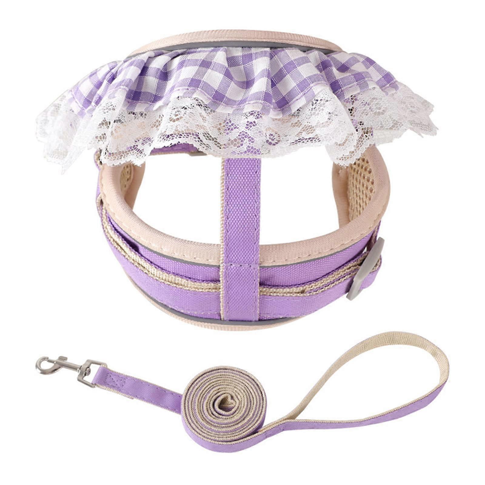 EscapProof Pet Harness Adjustable Vest For Puppy Dog Kitten Walking Harness Leash