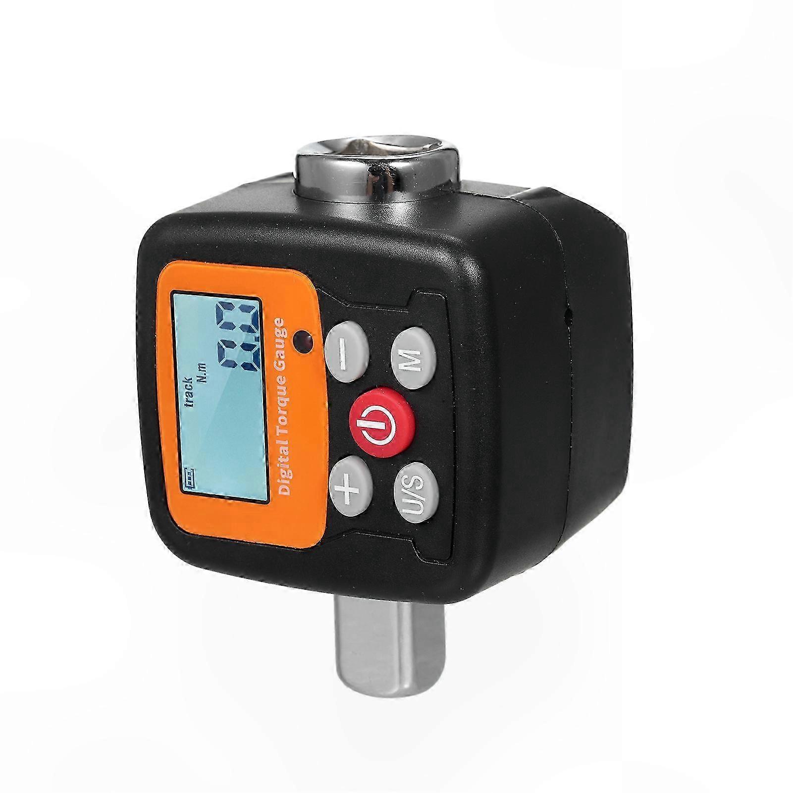 Digital Torque Wrench with LCD Display, 1/2" Drive, Adapters for 3/8" & 1/4", ble Light Alert, High Accuracy Tool
