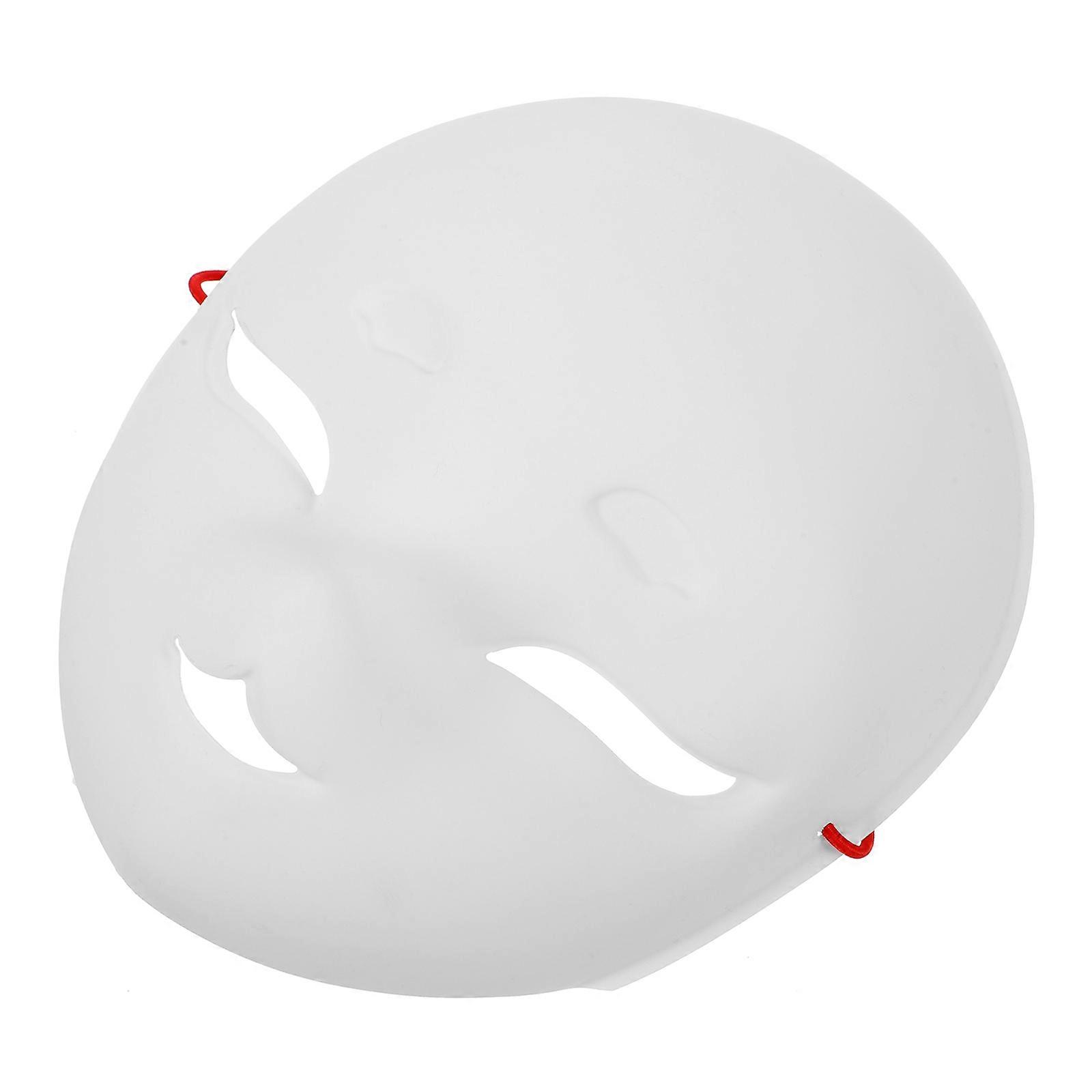 White Paintable Fox Mask DIY Mask for Party Use 4Pcs Pack