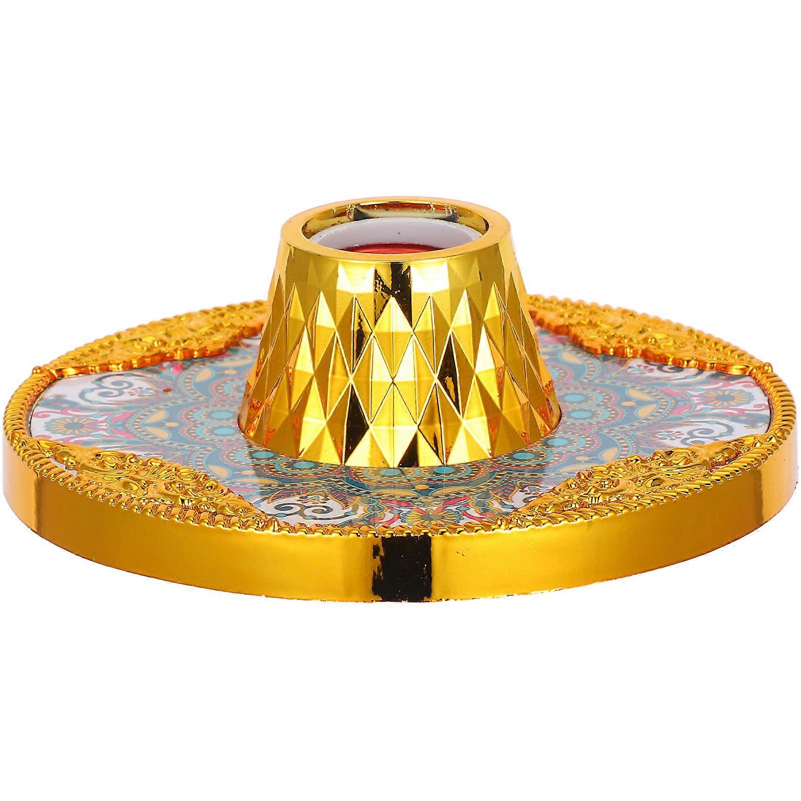 Light Sockets Bulb Mounting E27 Light Base Golden Round Shape Wall and Ceiling Installation Home Decor 1Set