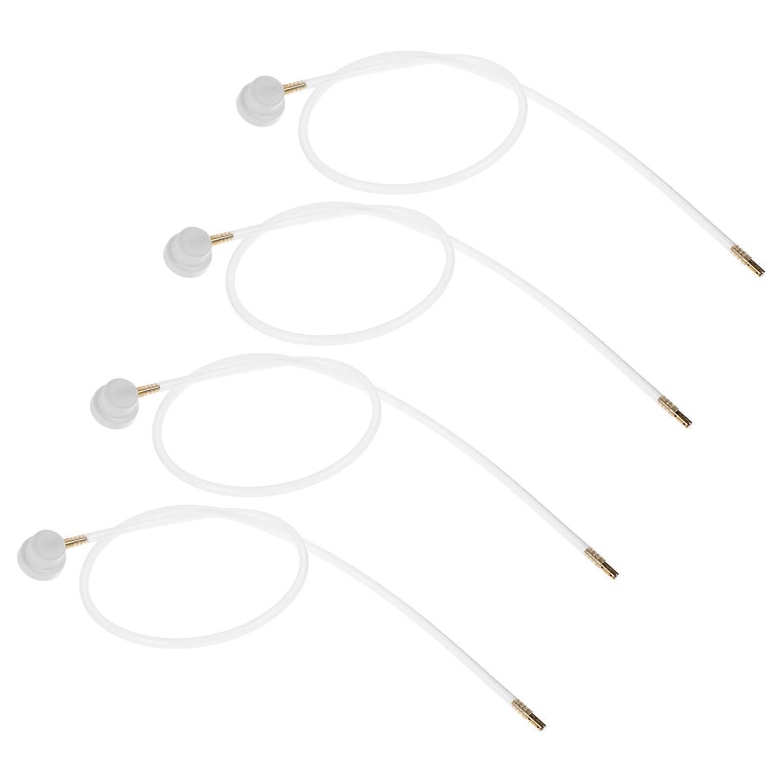 Aerosol Can Spray Tip Extension Hose for Vehicle Air Conditioning 4Pcs