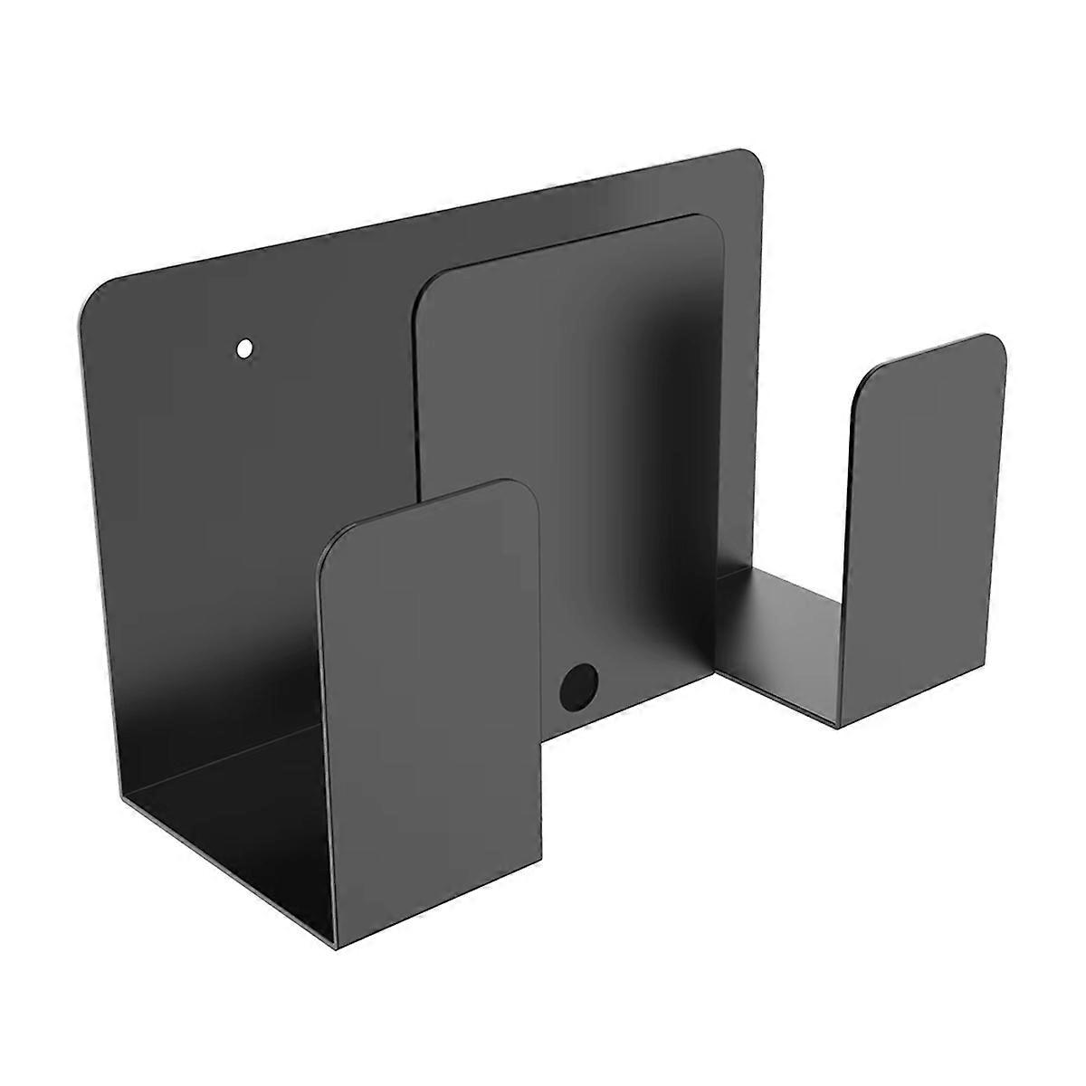 Wall Shelf Metal Desk Bedside Storage Stand Wall Holder Shelf Organizer for Laptop/Keyboard/Tablet//Router/Modem