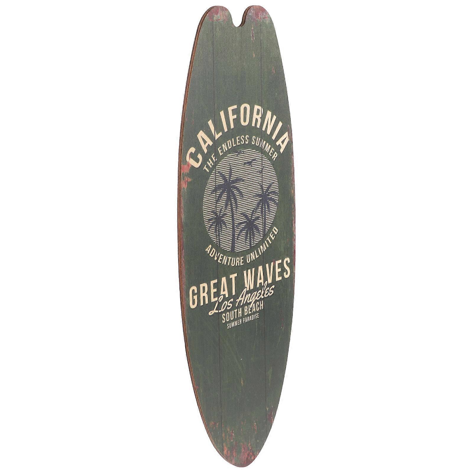 Surfboard Wall Decoration Wooden Surfboard Decor for 5Pcs Rustic Style