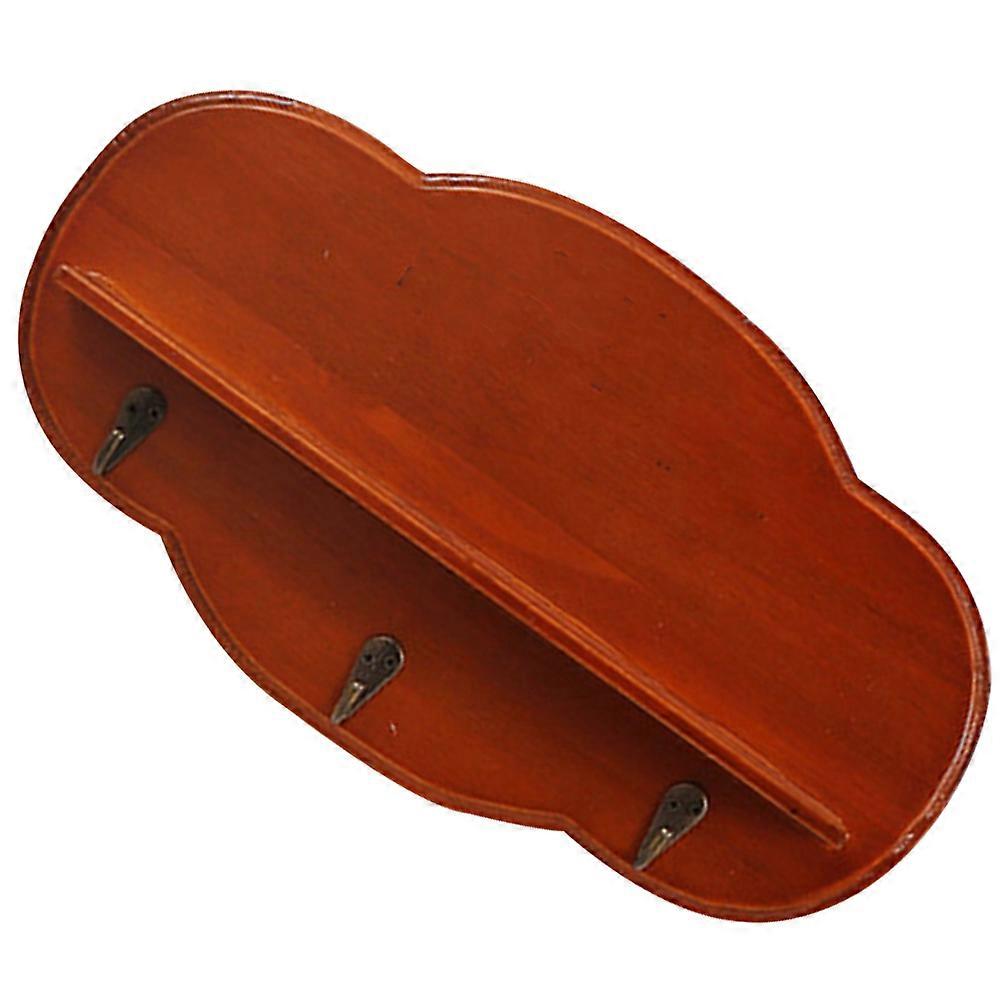 Wall Mounted Wooden Cloud Shape Shelf for Decorative Storage 4Pcs