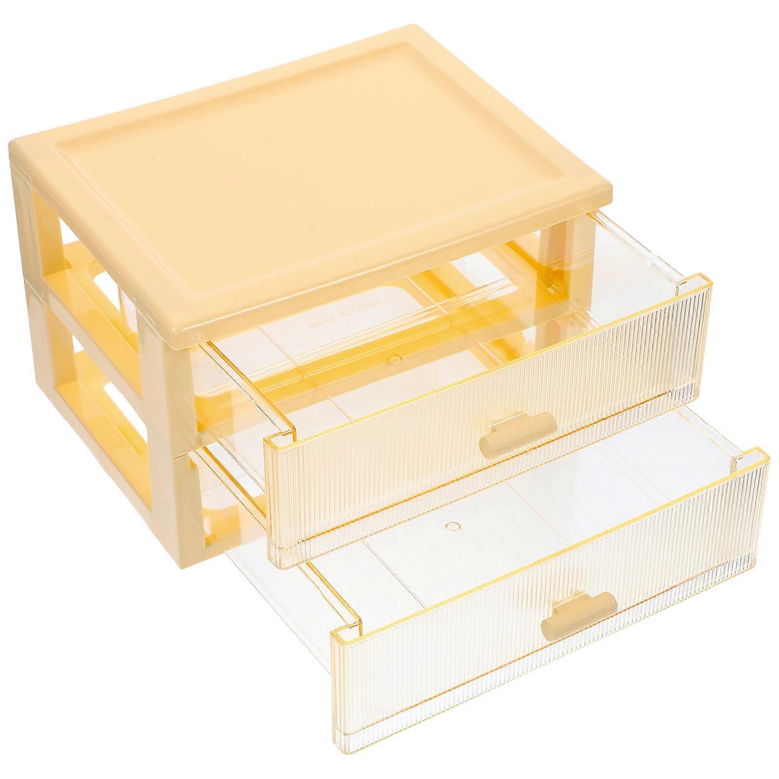 Plastic Drawer Cabinet Drawer Organizer for Storage Small Desktop Storage Box