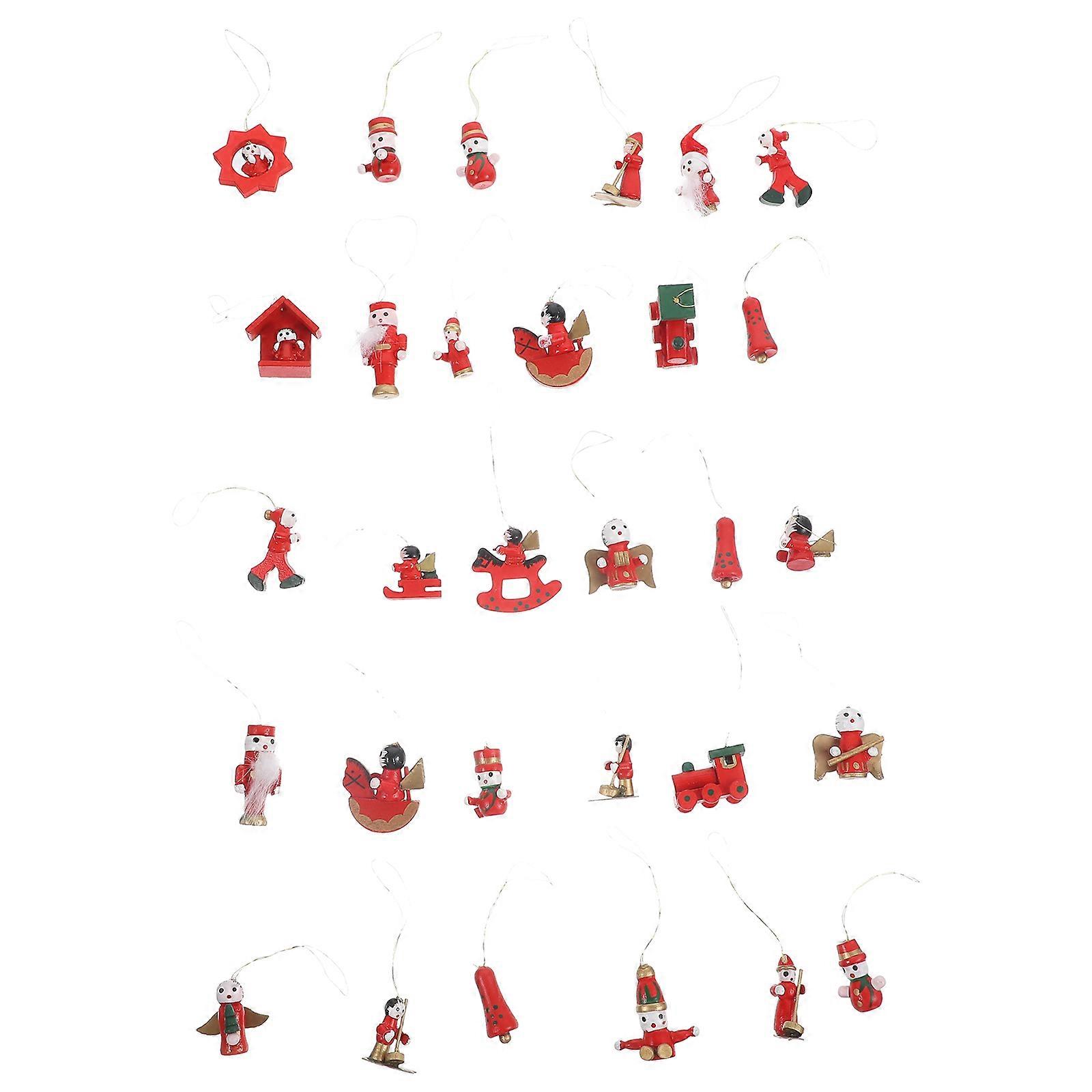 Wooden Xmas Tree Hanging Decor Multi Versatile Placement for Decoration Use Xmas Decors