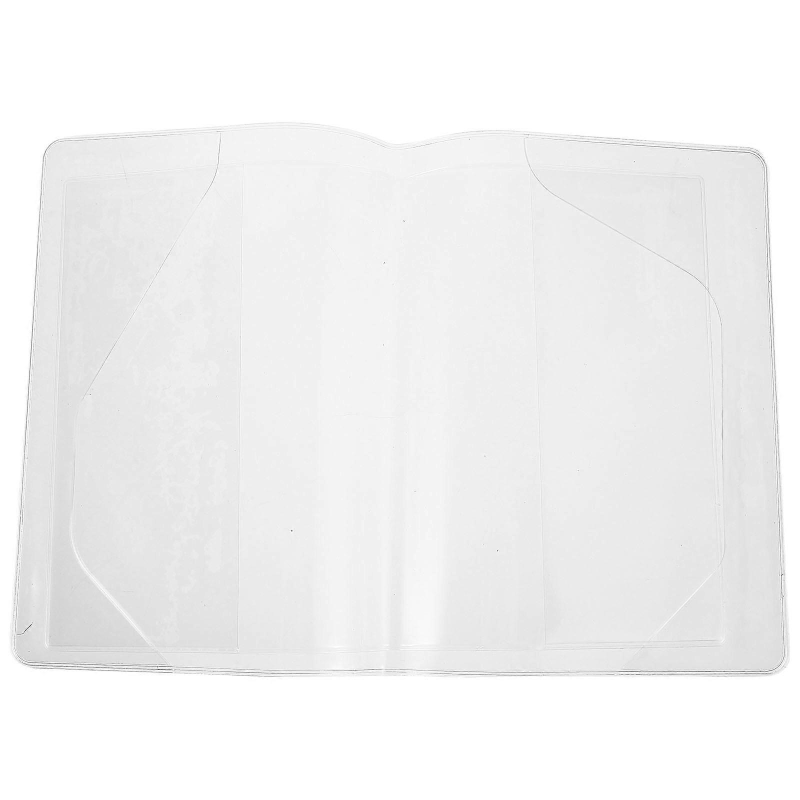 Transparent Notebook Cover A5 with Waterproof Protection 3Sets for Students and Office Use