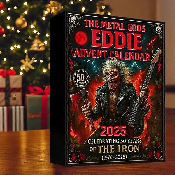 Eddie Advent Calendar 2025 Christmas Band Pendant Advent Calendar