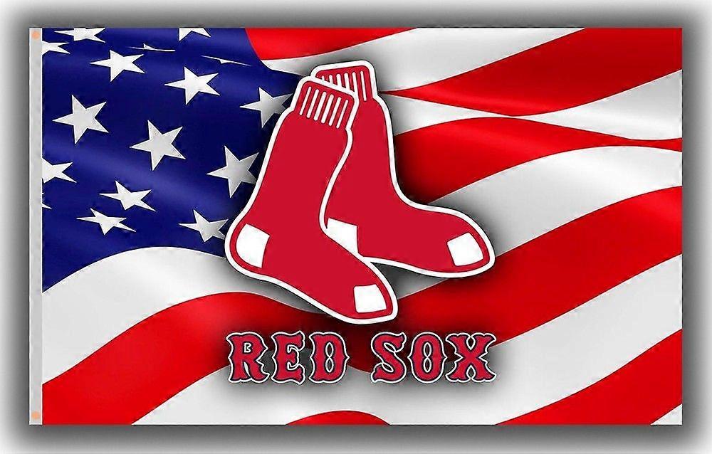 Boston Baseball Team Memorable Flag Red Sox Fan Home Decor Banner