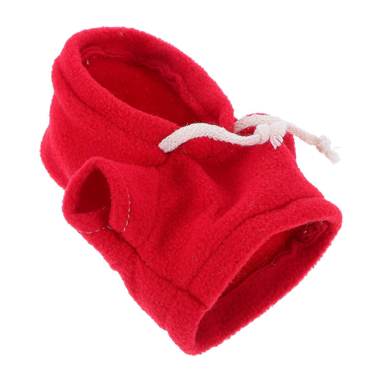 Red Plush Toy Bear Clothes for Doll Clothes 3Pcs Sweater Dress Set