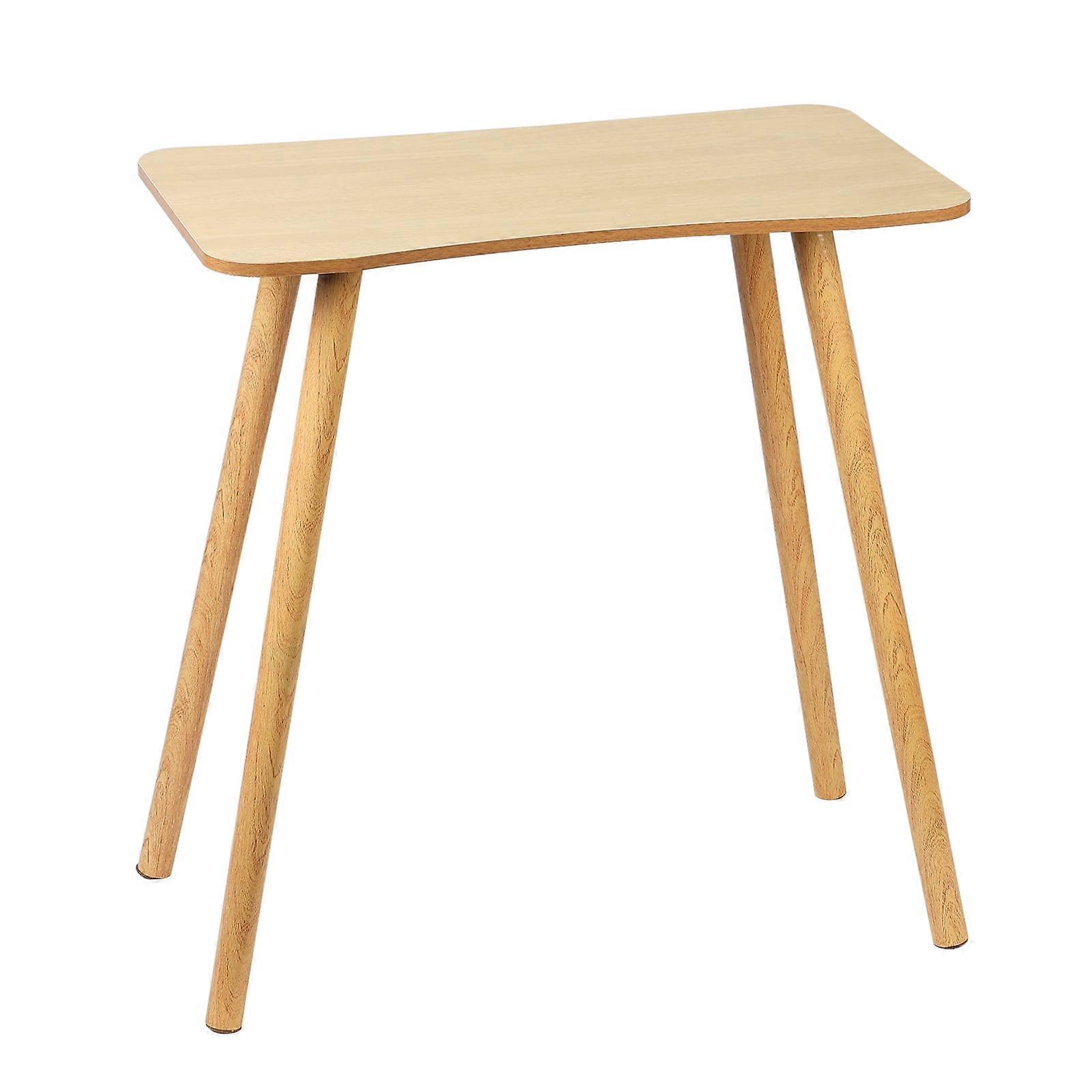 Warkul 28.7" Modern Wooden Desk for Small Spaces, Minimalist Study Writing Desk with Solid Legs, Compatible with Home & Office Use