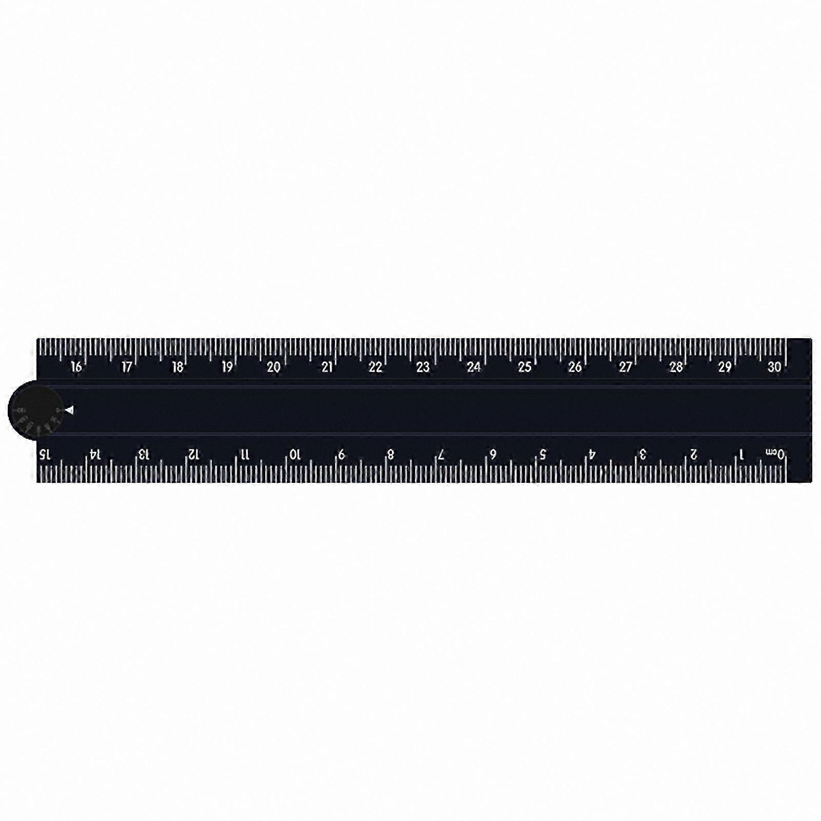 Compact Aluminum Measuring Tool, Ideal for Carpentry and Engineering, Space-Saving Design, Easy to Store, Purple