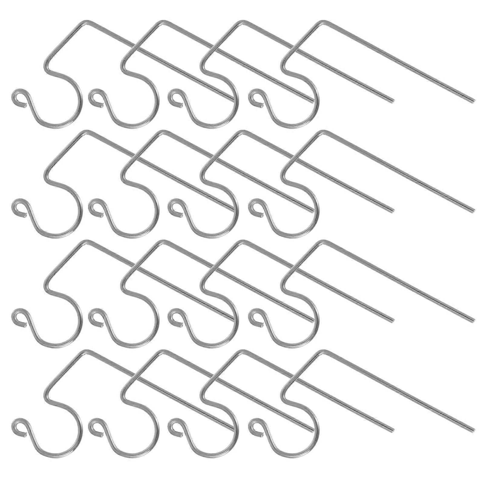 Metal Xmas Light Hanging Hooks Multi-Functional Use 50Pcs Set