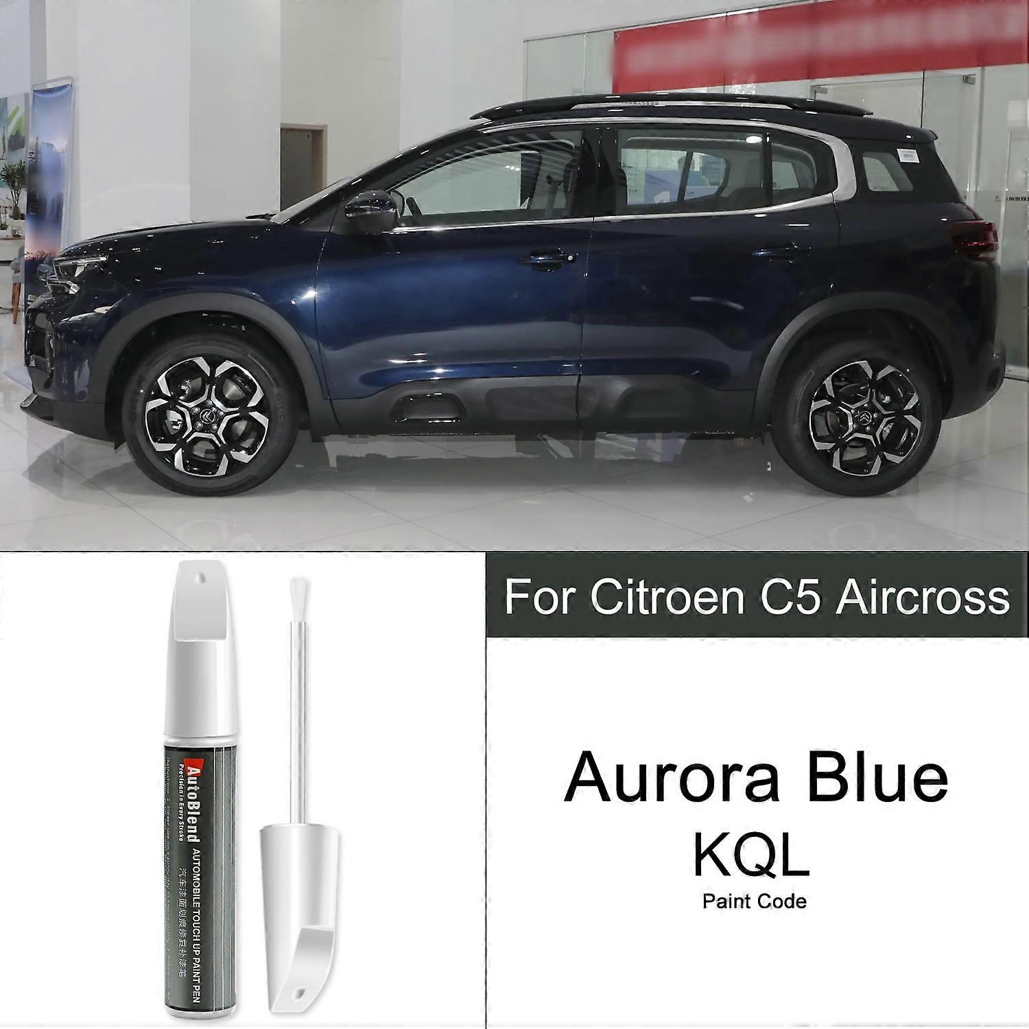 Compatible Paint Repair Pen For Citroen C5 Aircross Precise Color Matching Scratch Removal And Clear Coat Pen To Restore Paint Gloss