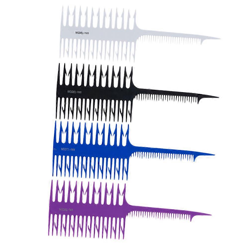 Smooth Hair Combing Ergonomics Handle Design Compact Comb ABS Material