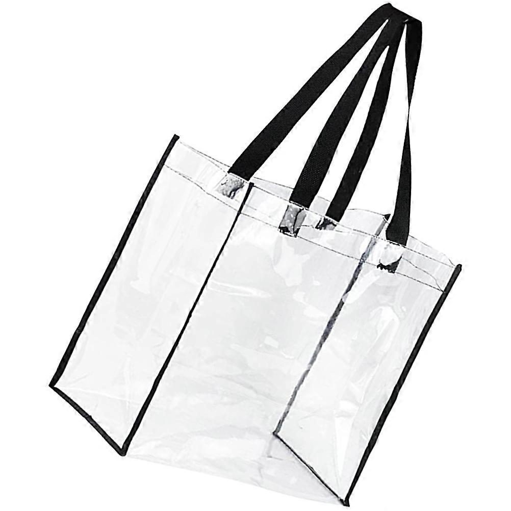 Waterproof Portable Journey Bag Travel Organizer Simple Handheld Design Transparent PVC Material 1Pcs