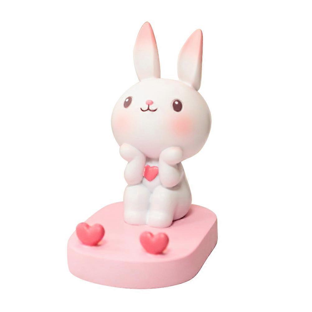 4Pcs Rabbit-Shaped Mobile Phone Stand Ideal For Stable Placement in Home Office Kitchen with Unique Design