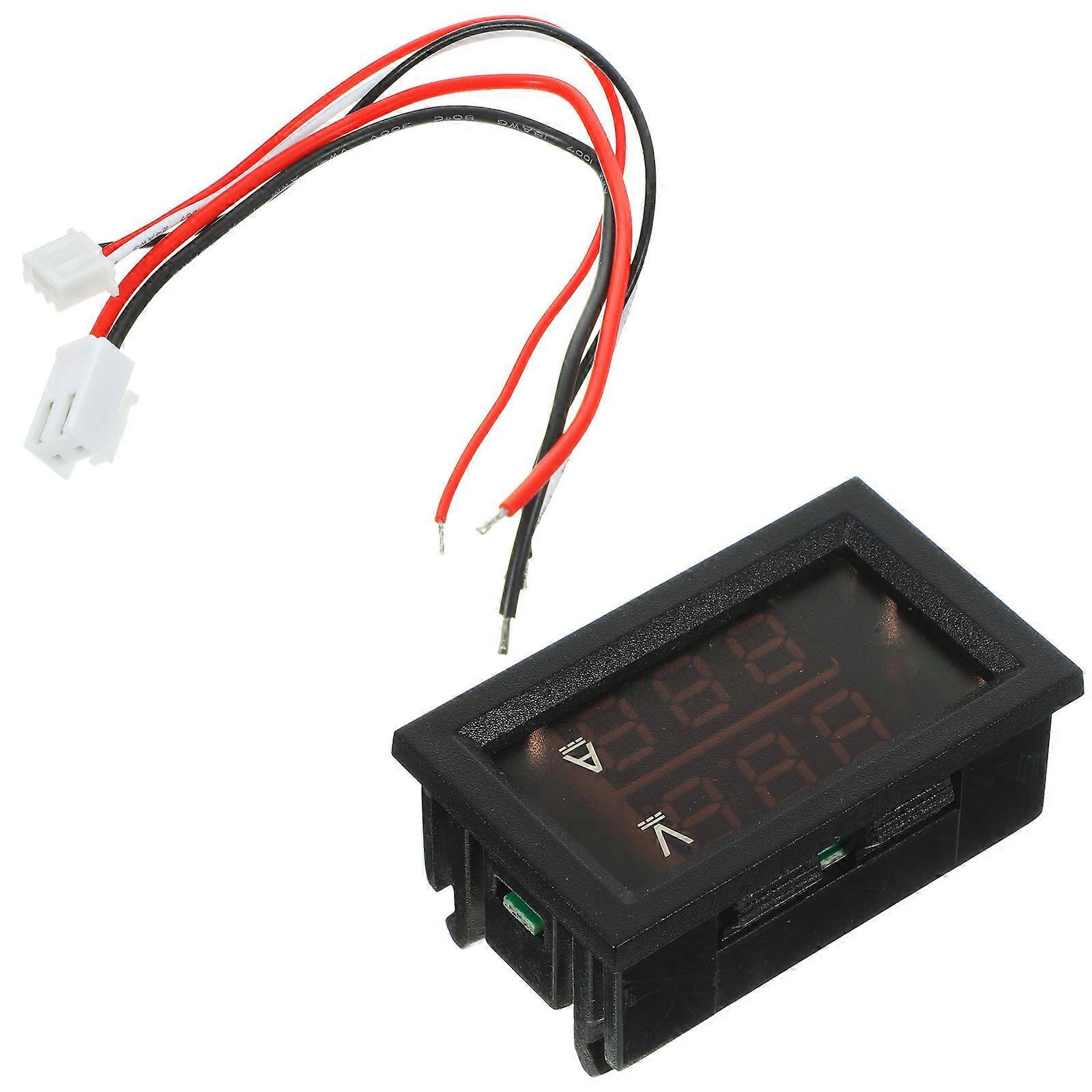 Voltage Measurement Panel Meter For Electric Car And Motorcycle 4.8X2.9CM With High Accuracy 1Pack