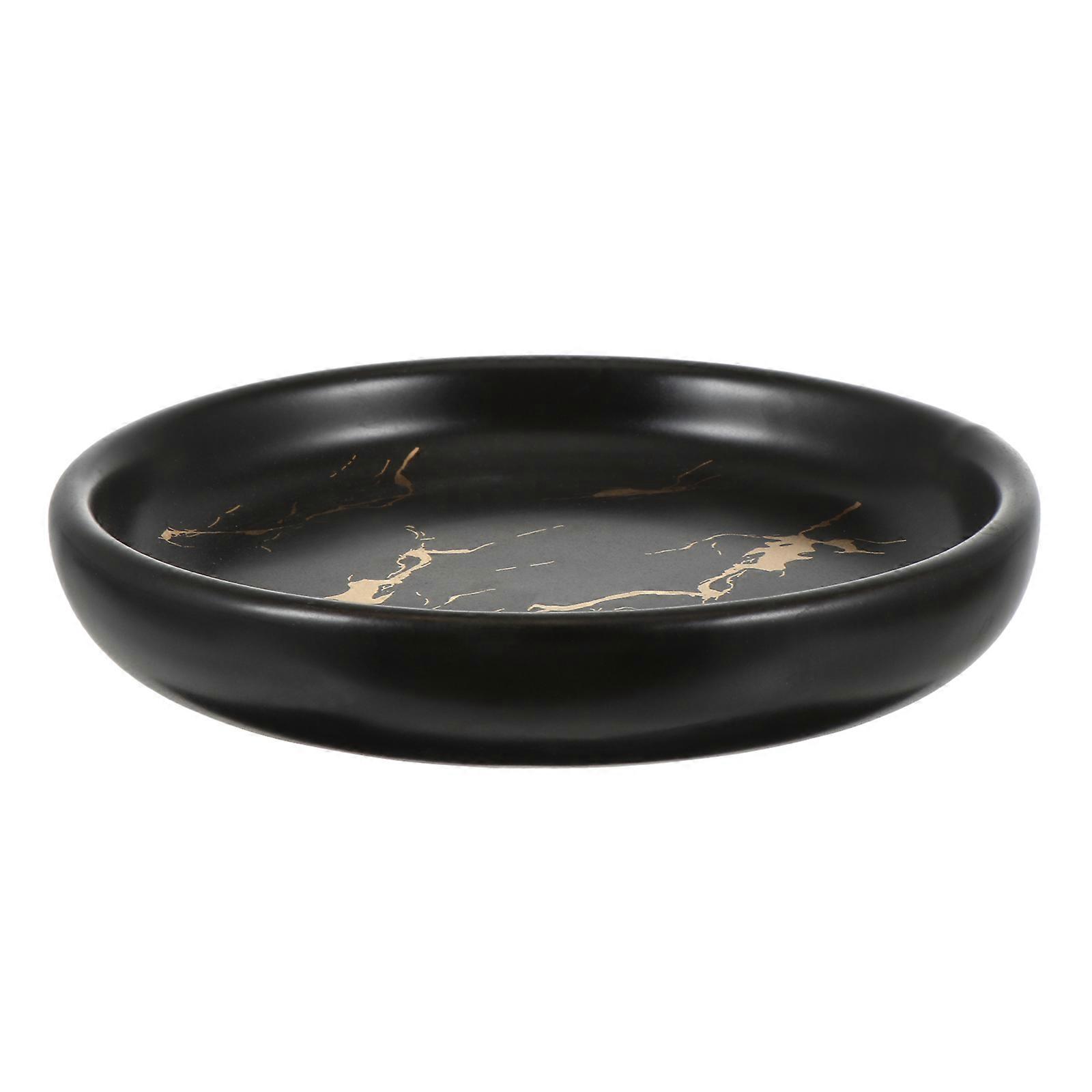 Wall-Mounted Soap Holder Nordic Style Ceramic Dish Shower Decorative 1Set