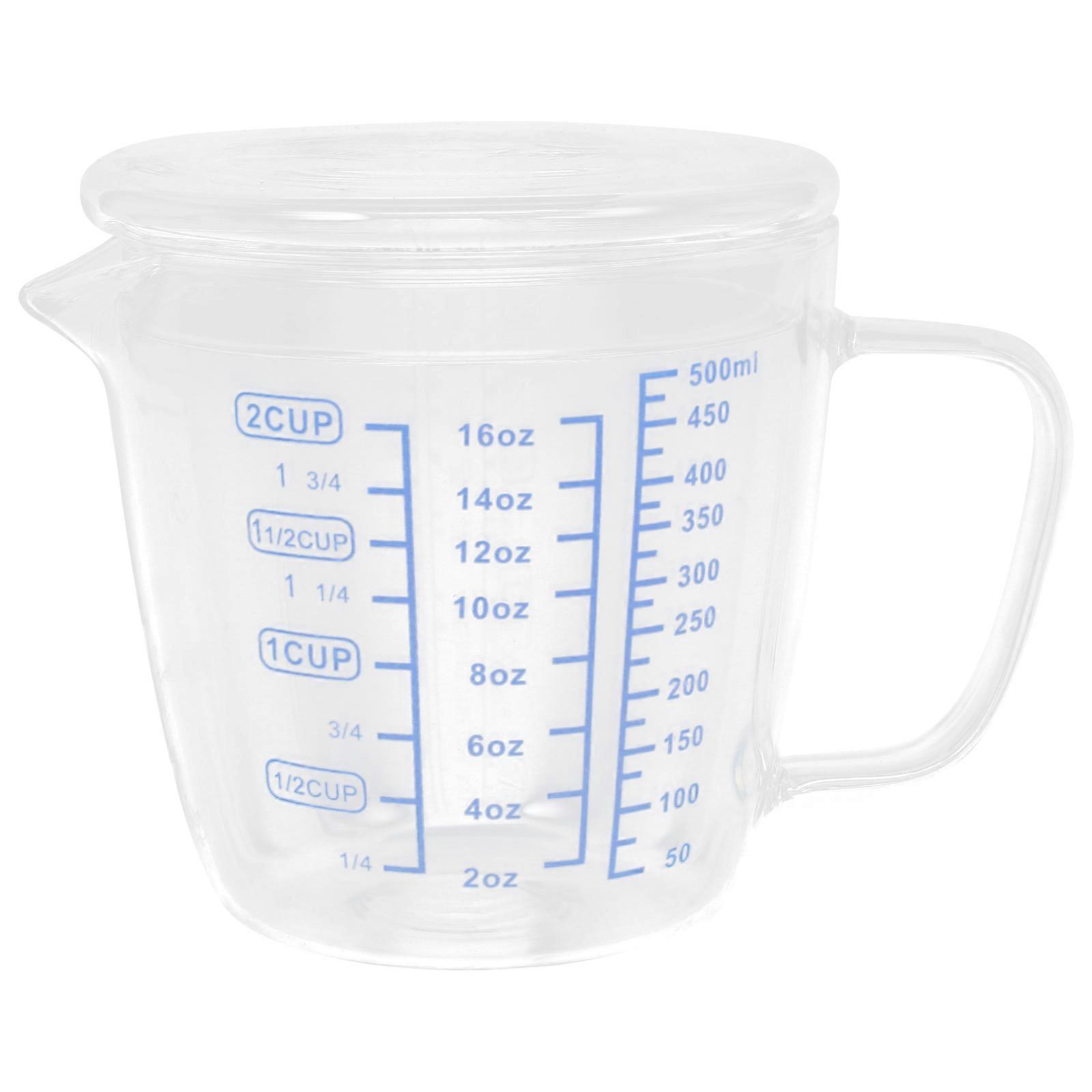 Kitchen Milk Cup Household Scale Cup for Children Use 2Pcs