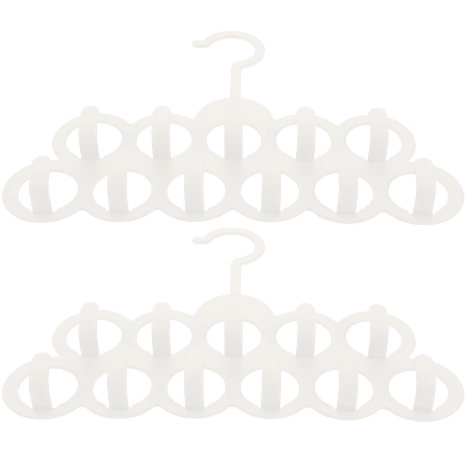 Plastic Clothes Hanger Organizer for Kitchen Bathroom 4Pcs Set