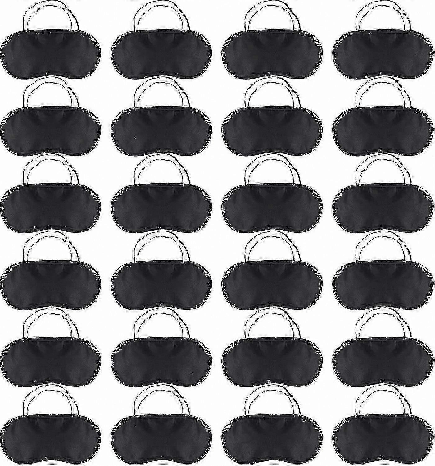 24-Pack Soft Sleep Mask for Travel, Comfortable Blindfold Eye Shade Cover for Rest and Relaxation