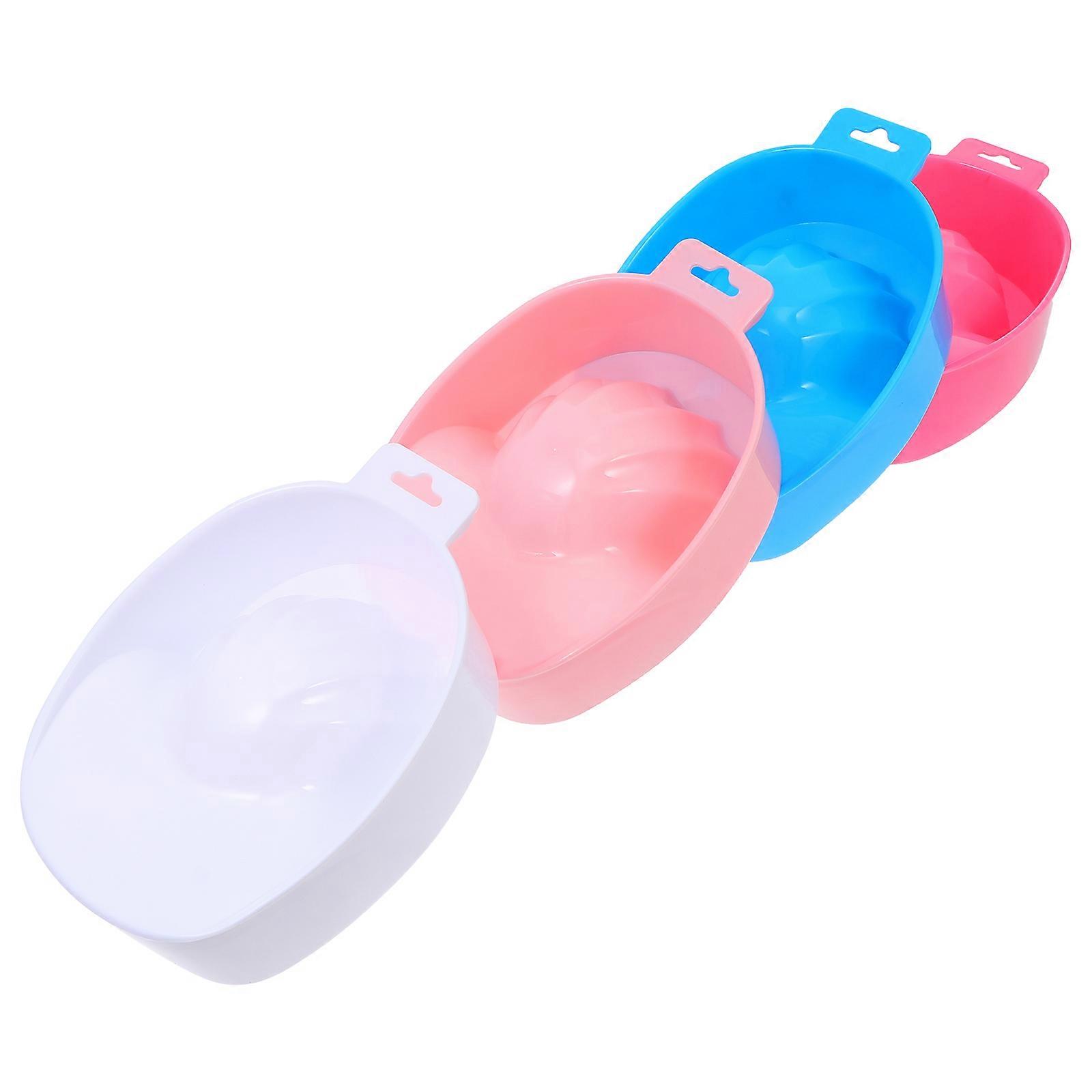 Manicure Soaking Bowl Nail Color Removing Bowl for 20Pcs Set Various Colors