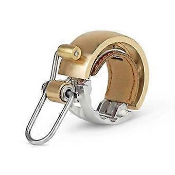 KNOG Oi Bell Kleine Fahrradklingel – Gebürstetes Messing – Gemischte Erwachsene