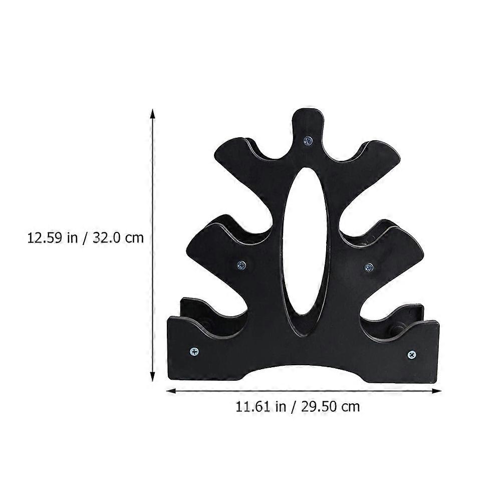 Dumbbell Storage Stand ABS Dumbbell Bracket for Exercise Use 2Pcs