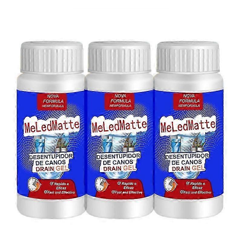 3X Powerful Pipe Dredging Agent Meledmatte, Sink and Drain Pipe Dredge Agent Powder