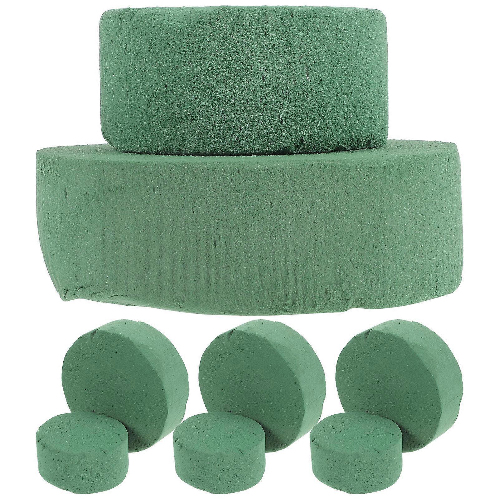 40 Pcs Round Floral Mud Blocks Multi-use Flower Holders For DIY Flower Arrangements Birthday Events Simple Design