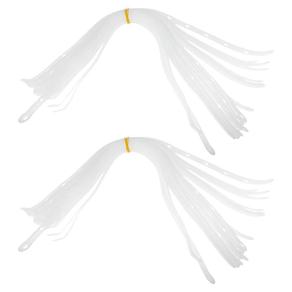 Plastic Hanger Connecting Strips For Clothing Store Usage 18.3X0.7X0.4In Load Bearing 150Pcs