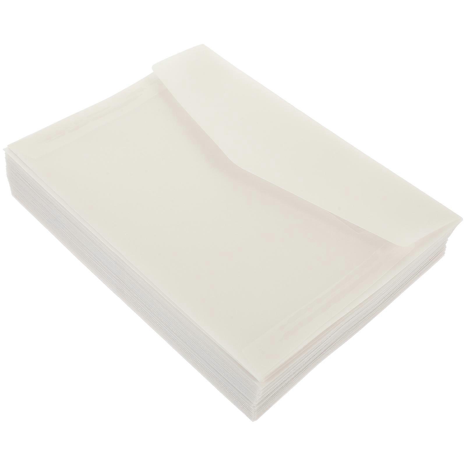 Party Envelops Translucent Envelops for Holding Letters 250Pcs Pack