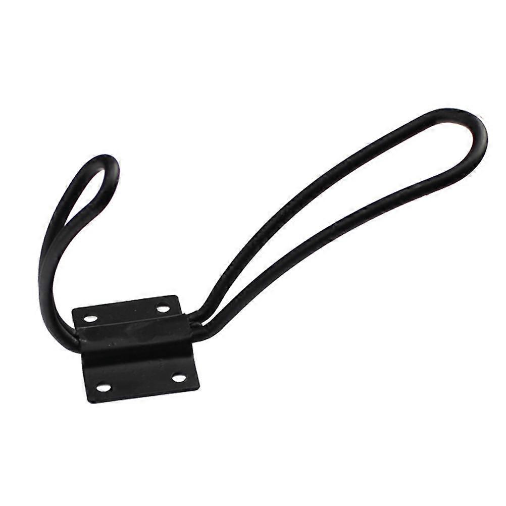 Wall Hooks Black Coat Hangers for Holding Items with Double Curved Hooks 20Pcs