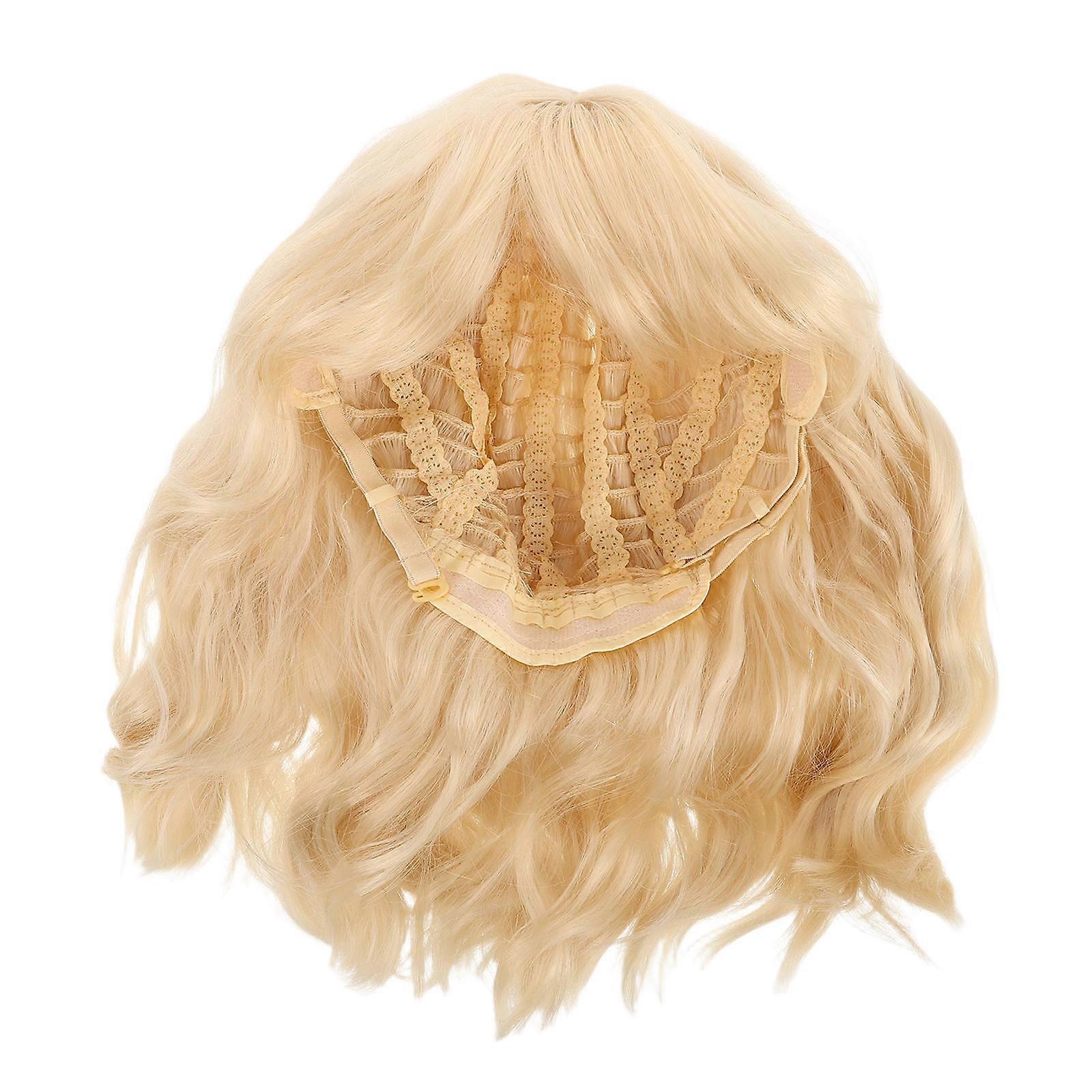 Curly Bob Wig Womens Wig With Bangs For Weddings Daily Fashionable To Use 1Set