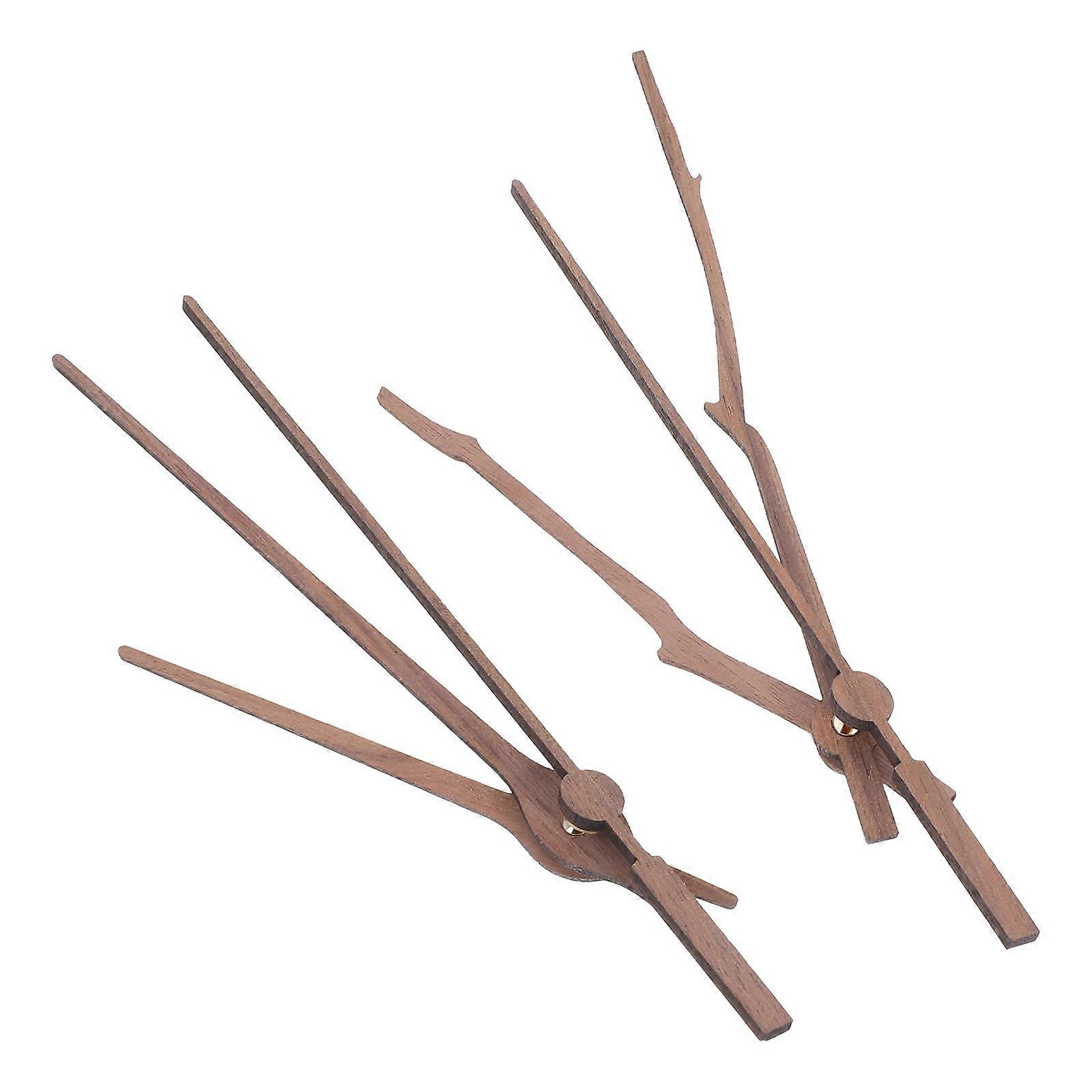 Clock Hands Wood DIY Kit Replacement for Accurate Timekeeping 8Sets