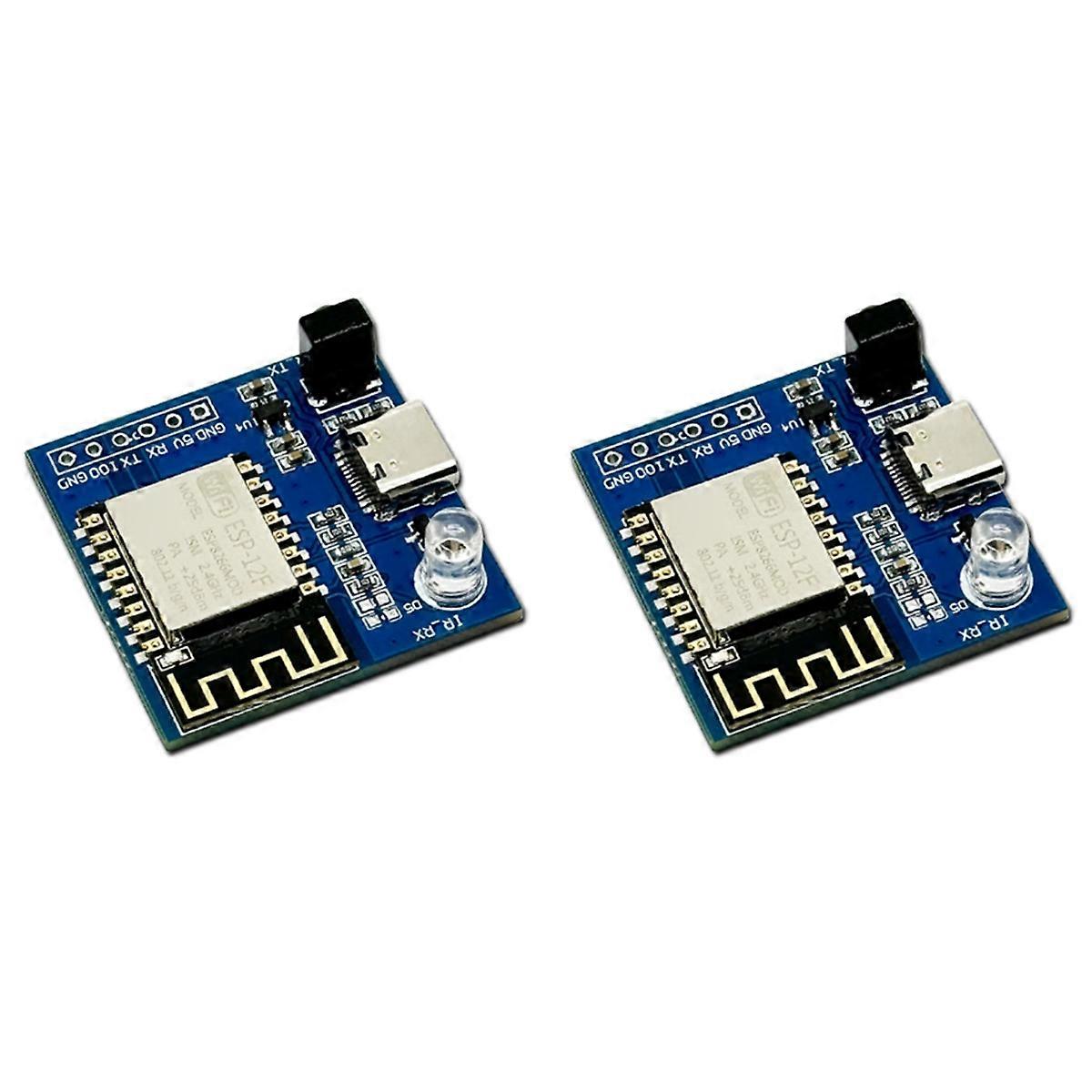 2X ESP8266 Infrared Transmitter-Receiver for WIFI ESP-12F Module TYPE-C Interface Transmission Modul