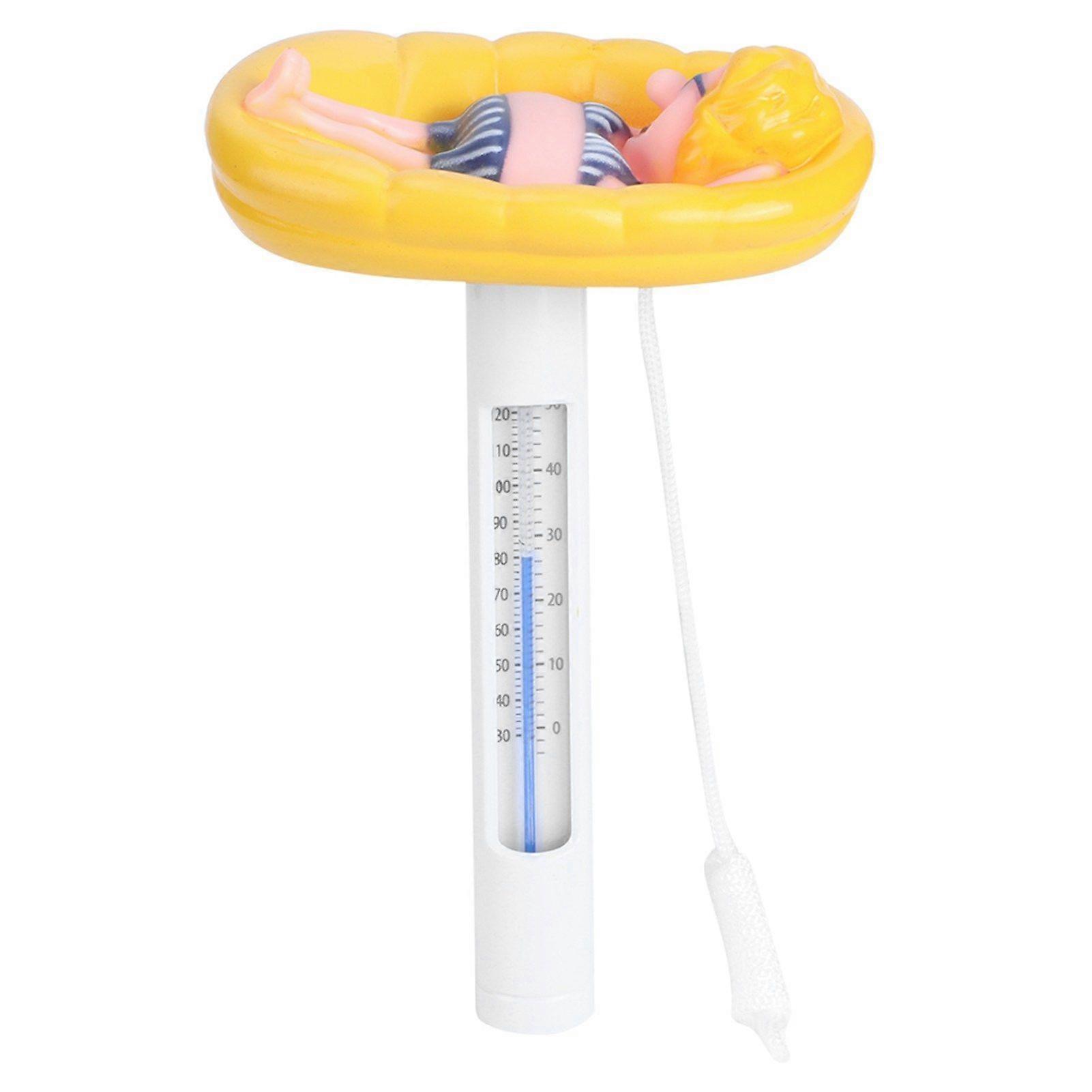 Lovely Cartoon Shape Floating Swimming Pool Thermometer Temperature Meter with / Display