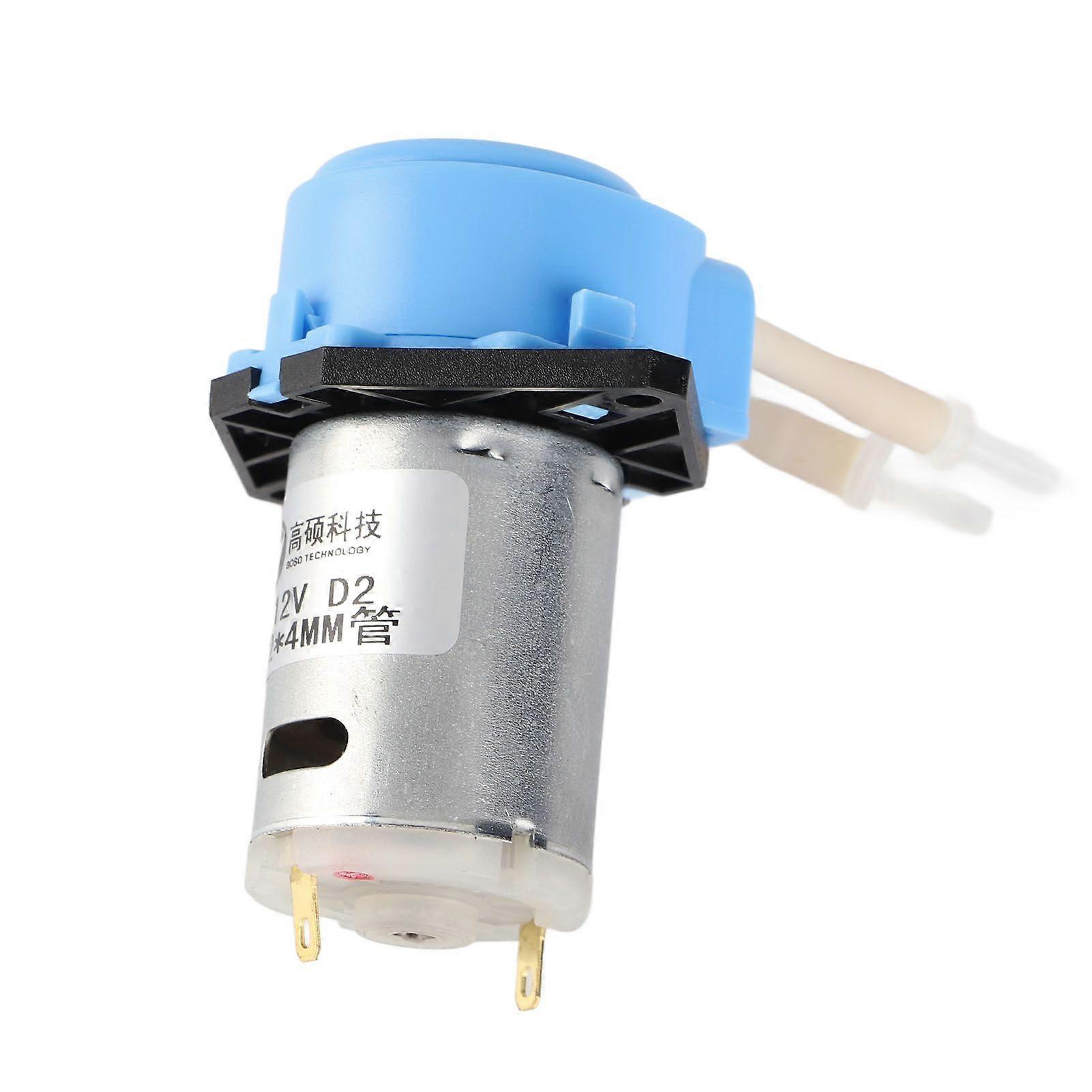 Peristaltic Pump Liquid Dosing Metering Mini Self Priming Pump for Aquarium Lab Analysis 12V DC